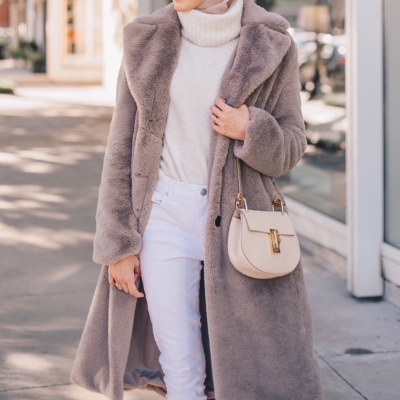 knee length teddy coat
